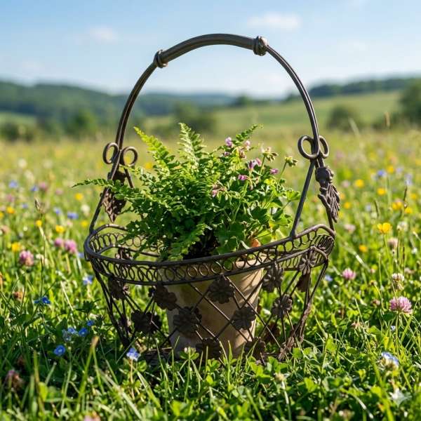 Pflanzkorb Tecla mittel ca. 36 cm - Gartendekoration